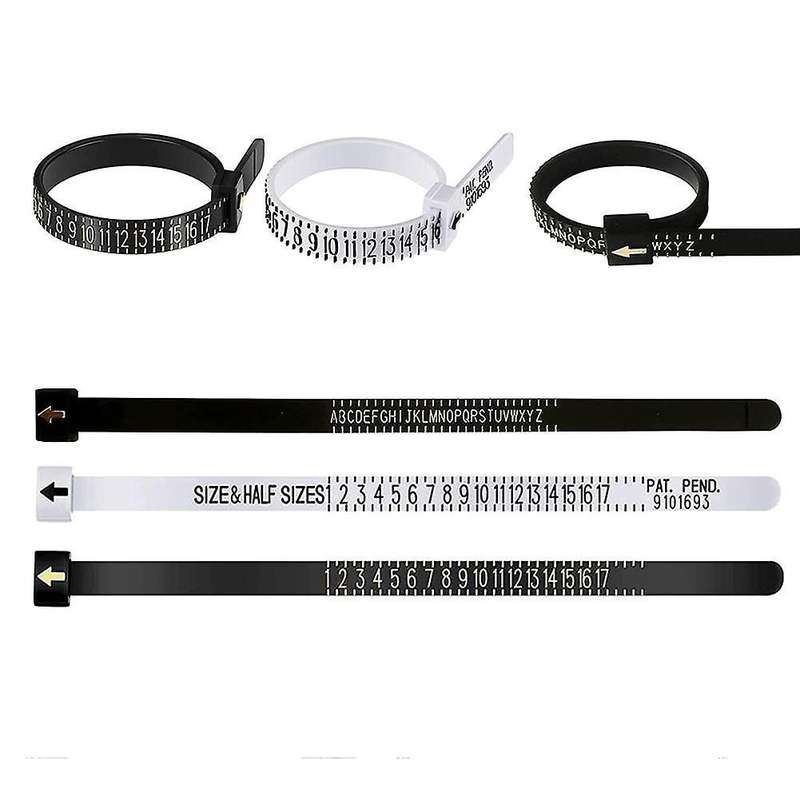 3pcs Measuring Tool Reusable Finger Size 2 American and 1 British