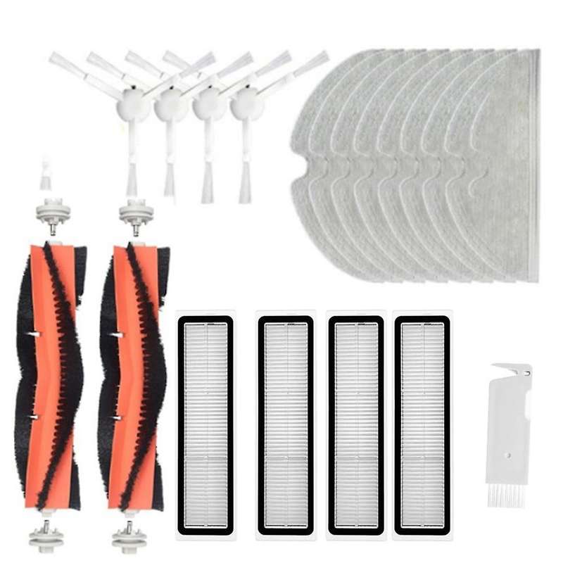 Filter Roller Brush Side Brush Mop Cloths for Dreame L10 Pro Electric