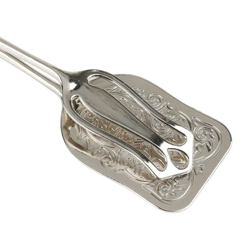 Snacks Salad Bread Pastry Baking Fruit Salad Cake Clips,square Silver