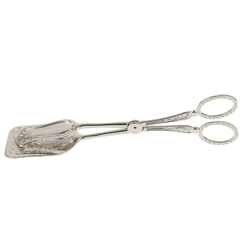 Snacks Salad Bread Pastry Baking Fruit Salad Cake Clips,square Silver