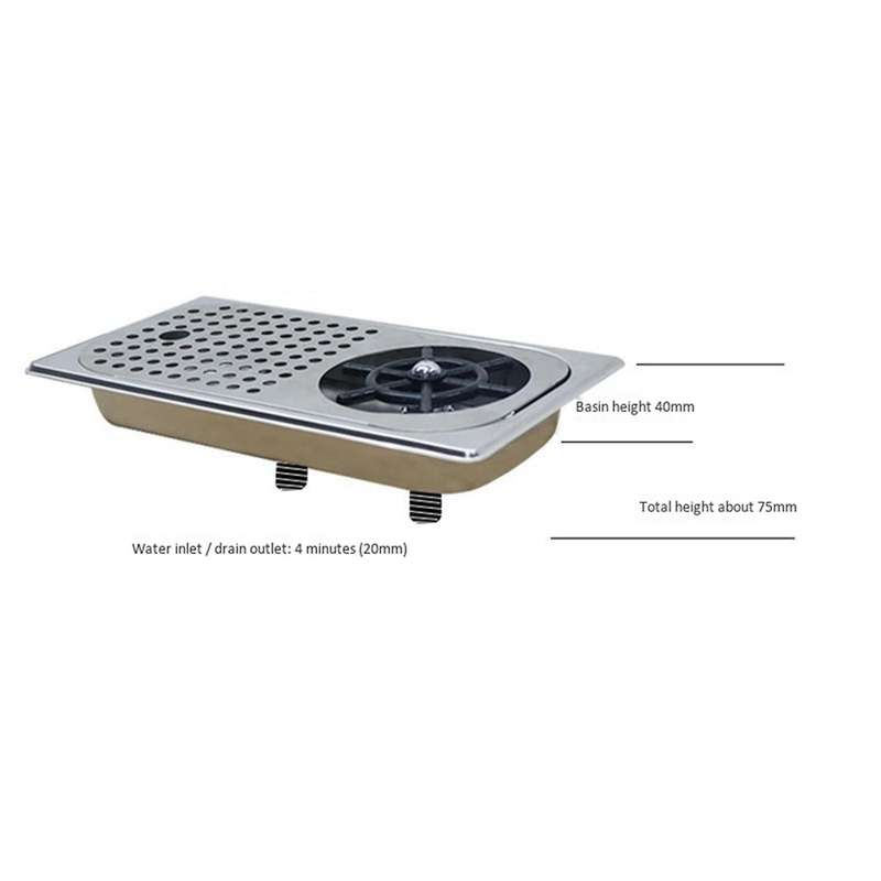 Glass Rinser Diameter Rinser for Beer Milk Tea Cup for Hotel Bar