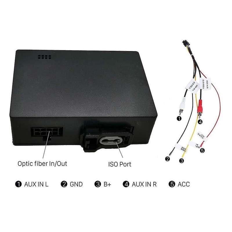 Car Radio Optical Fiber Most Box for Benz Ml/gl/r for -porsche 911