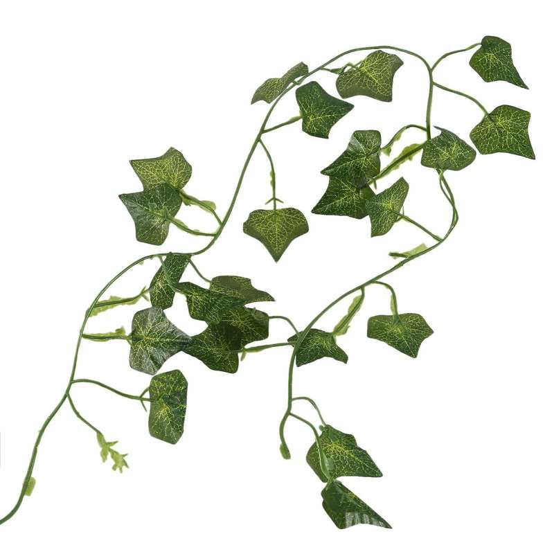 2m 6.6 Feet Artificial Ivy Fake Foliage Leaf Flowers Plants