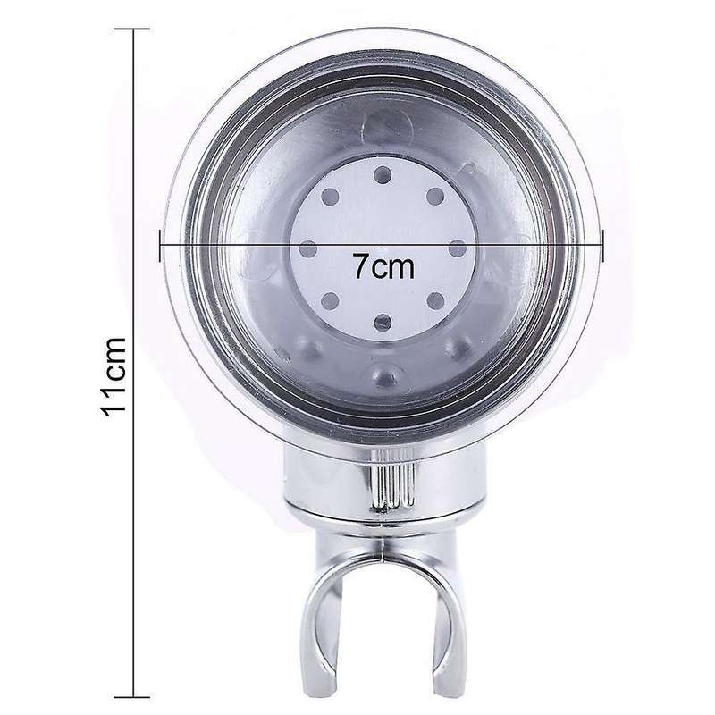 Adjustable Chrome Wall Mount Strong Suction Handheld Shower Bracket