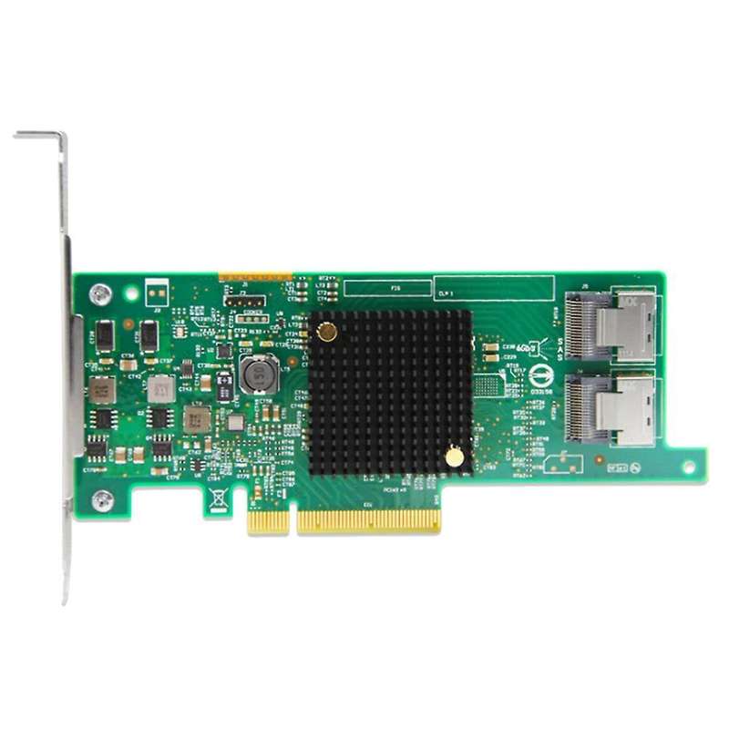 Pci-e Host Bus Adapter Sas 9207-8i Kit 8-port 6gbps Sata + Sas Pci-e