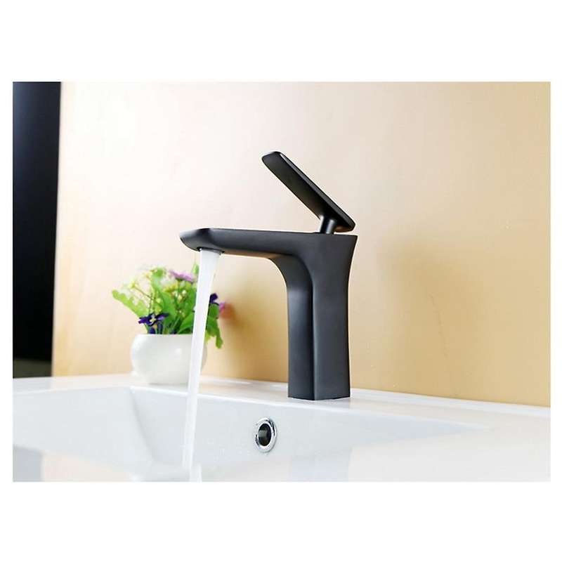 Copper Kitchen Sink Faucet Mixer Taps for Bathroom Bar Sink (black)