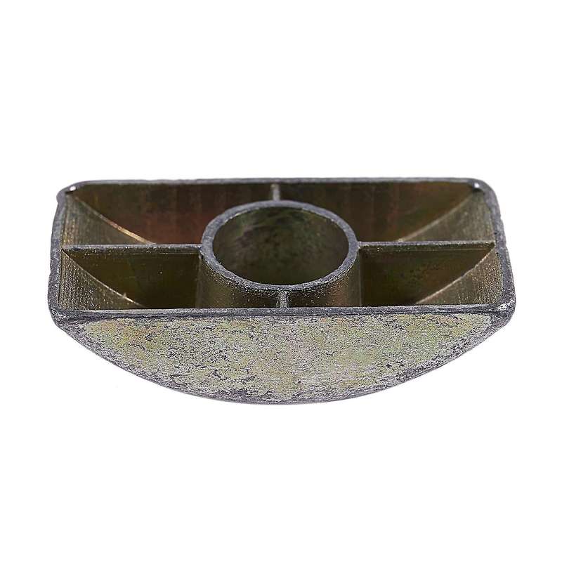 8.5mm Hole Furniture Connector Fittings Half Moon Nuts 10 Pcs