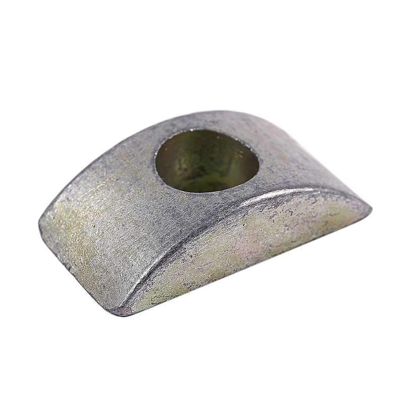 8.5mm Hole Furniture Connector Fittings Half Moon Nuts 10 Pcs
