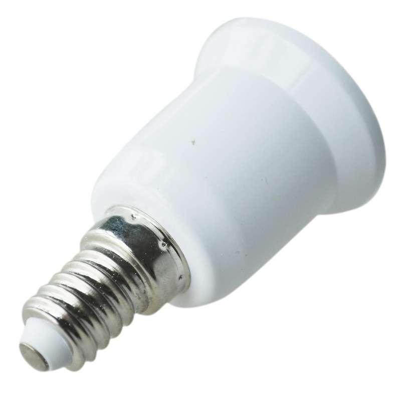 E14 to E27 Extend Base Led Cfl Light Bulb Lamp Adapter Converter