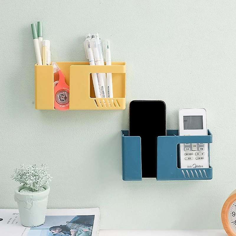 Wall-mounted Storage Box Mobile Phone Remote Control Storage Rack-1