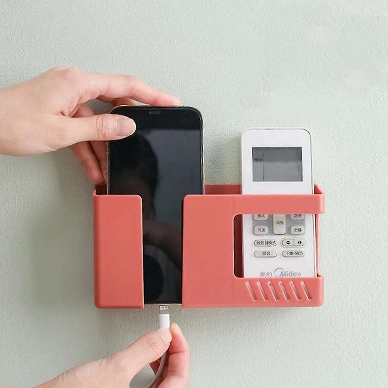 Wall-mounted Storage Box Mobile Phone Remote Control Storage Rack-1