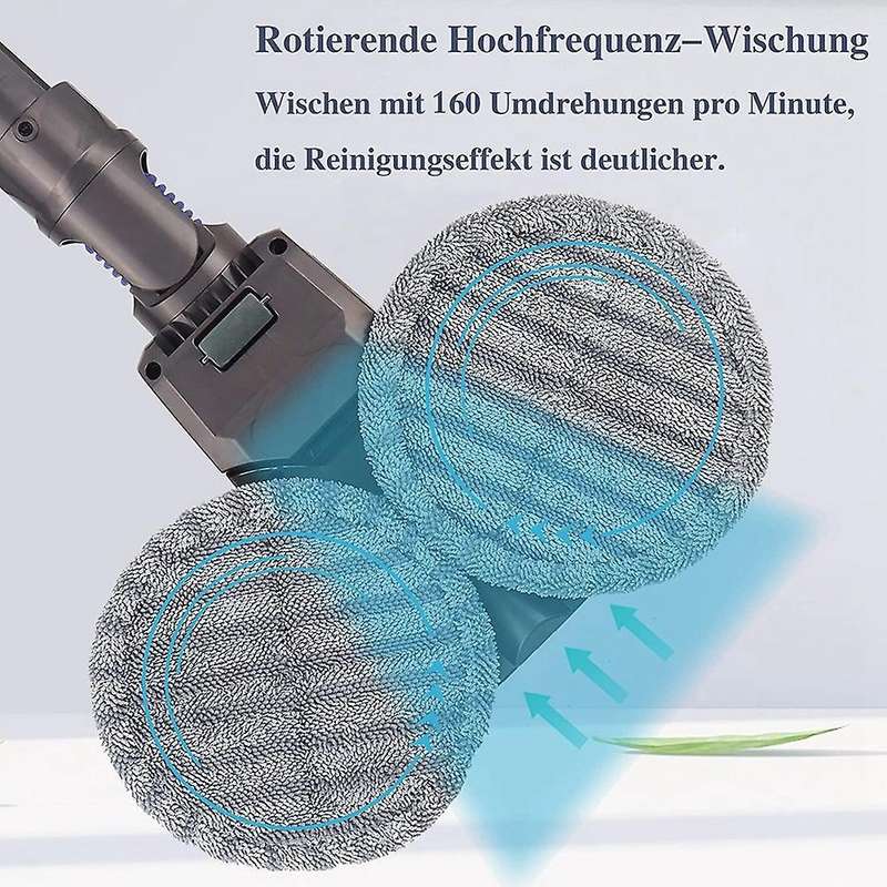 Mop Head Attachment for Dyson V15 V11 V10 with Water Tank, Mop Pads