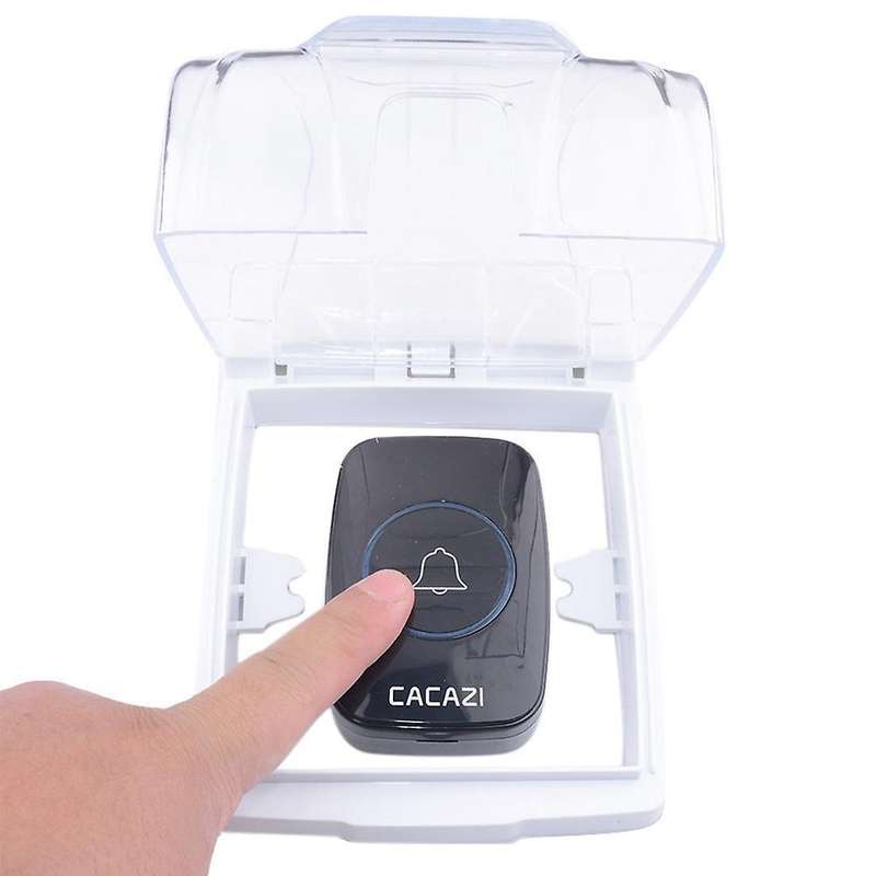 Waterproof Cover Wireless Doorbell Chime Button Launchers Rain Snow