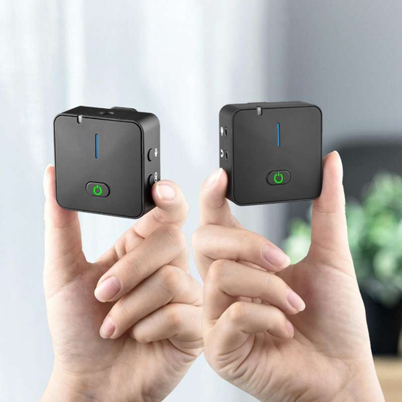 Portable Lavalier Interview Recording Wireless Microphone