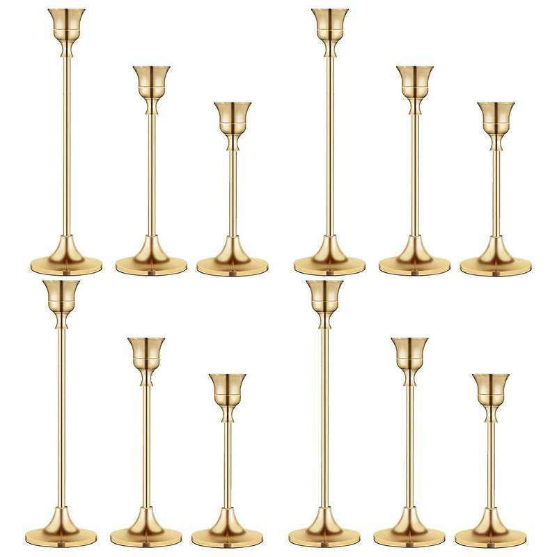 Candlestick Holders Taper Candle Holder Vintage Modern Decor B