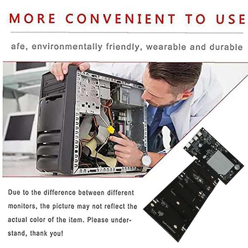 Eth-hsw2 Btc Mining Motherboard Set with 6pin to 8pin Power Cord