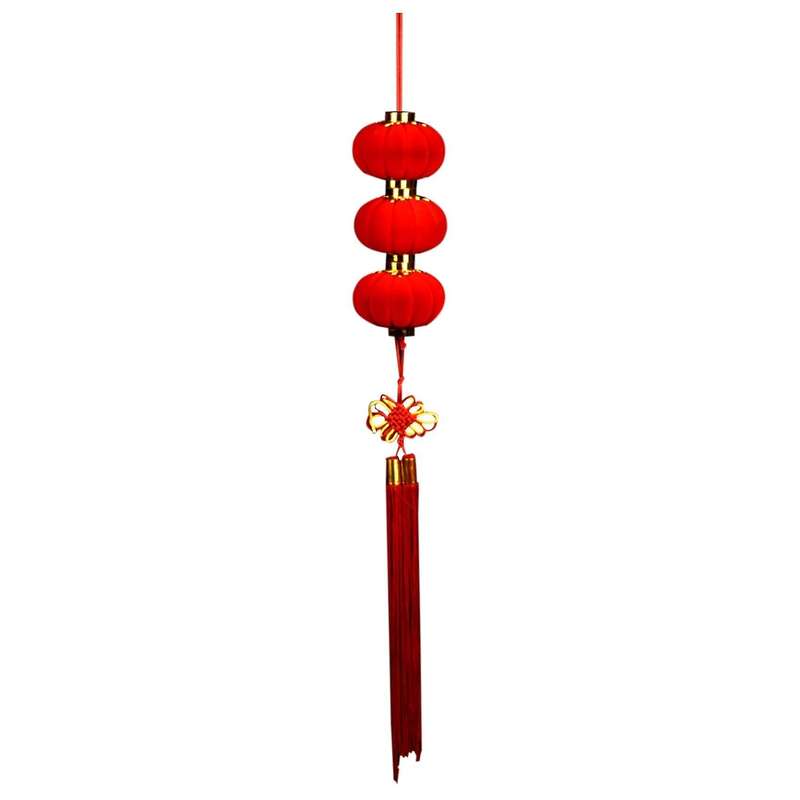 Lantern String Ornaments, A Series Of New Year's Day A