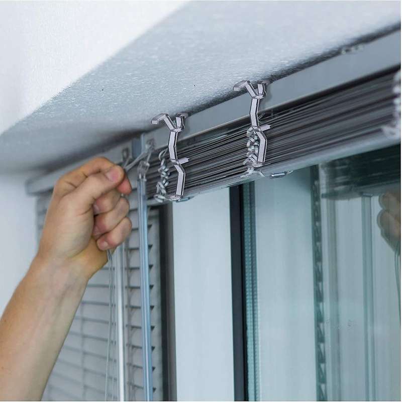 Valance Clips 20pcs for Window Blind Valance, Wood Blinds Parts