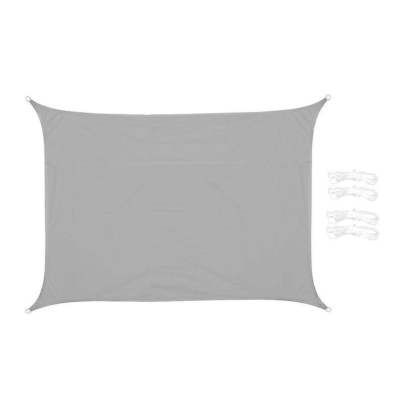 3x4m Waterproof Awning Sunshade Sun Shade Sail for Outdoor,grey