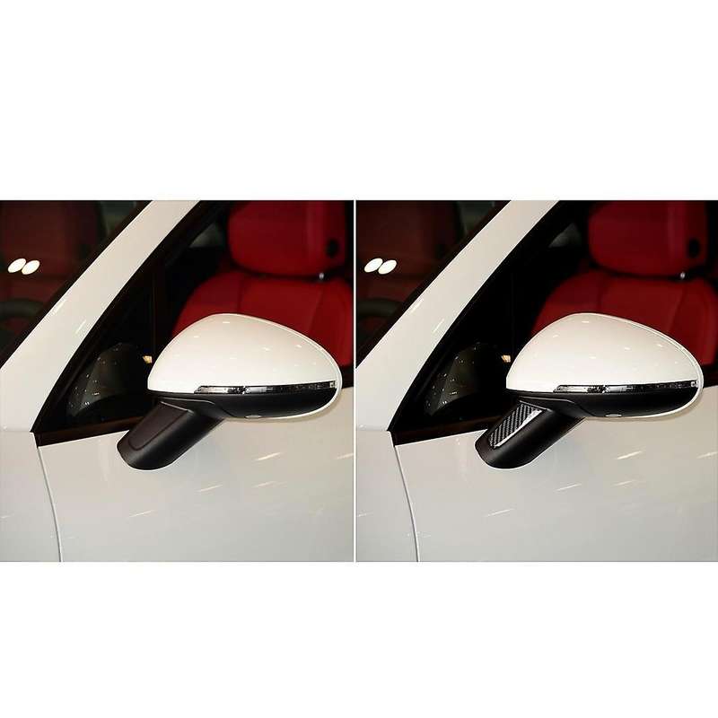 2pcs/set Car Side Rearview Mirror Cover Trim for -porsche Macan 14-19