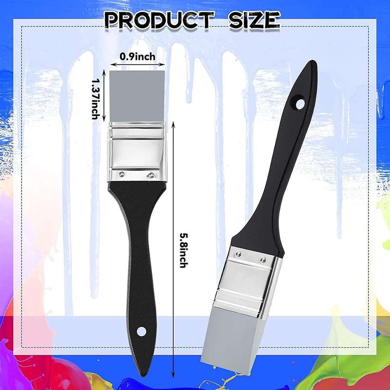 Silicone Color Shaper Brush Water Based Painting Tool, 1.5 Inch