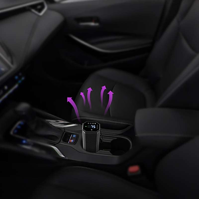 Aluminum Alloy Car Air Purifier Cleaner for Outdoor for 1 Set