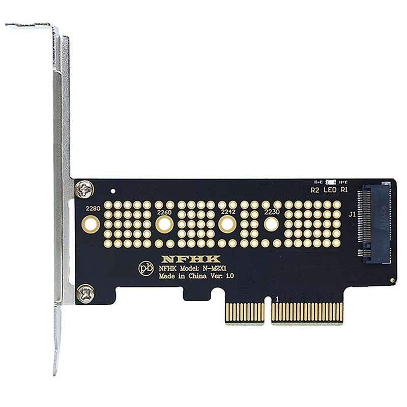 M.2 Nvme Ssd Ngff to Pcie 3.0 X4 Adapter Pcie M2 Riser Card Adapter