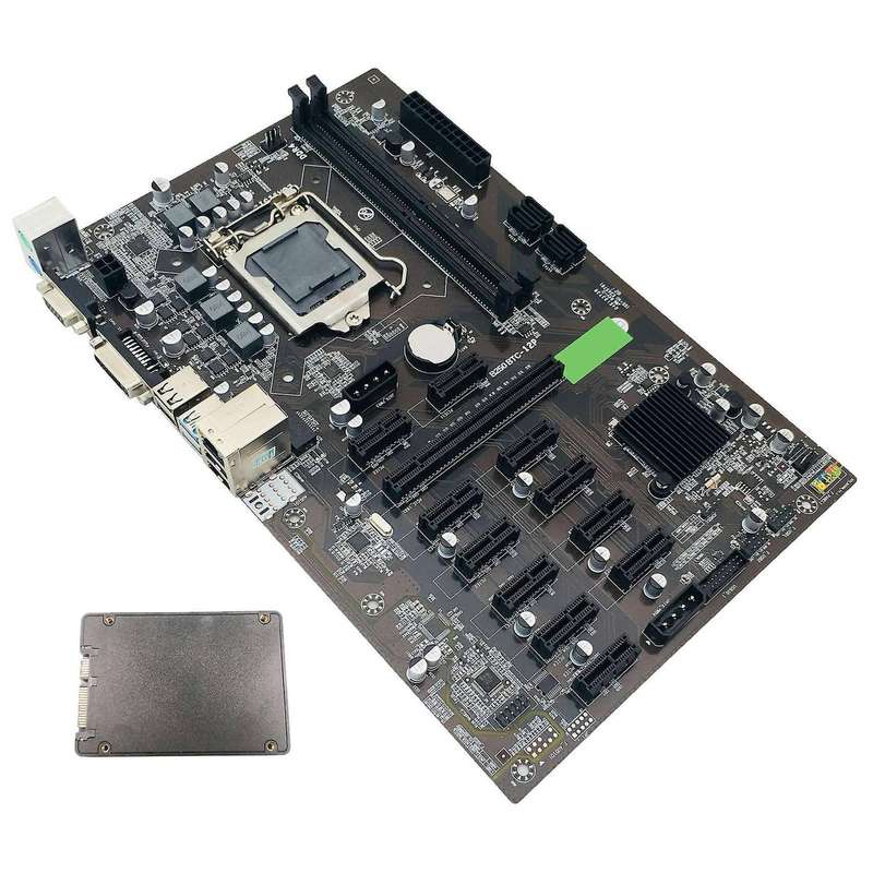 B250 Btc Mining Motherboard with 120g Ssd Lga 1151