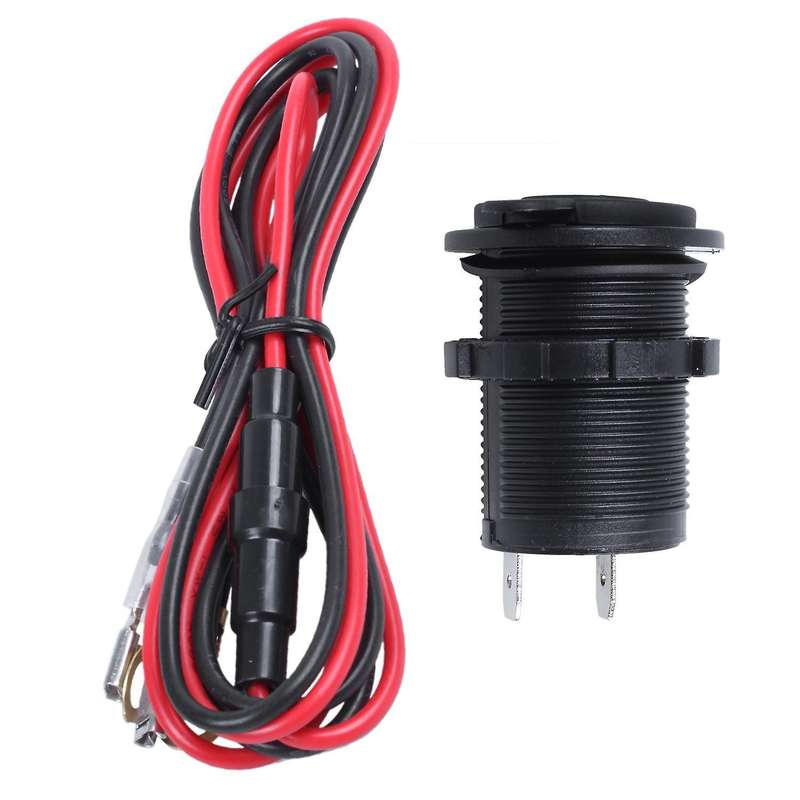 Outlet Socket Cigarette Lighter Incl. 60cm Cable Board Socket Motor