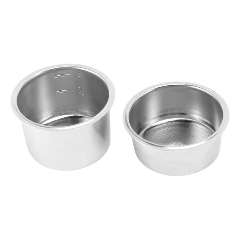 2 Packs Of 51mm 2/4 Cup Filters, for Coffee, for Delonghi Ec680 Ec685
