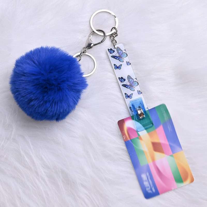 Card Grabber Keychain Puller for Long Nails Atm Card Clip for Women