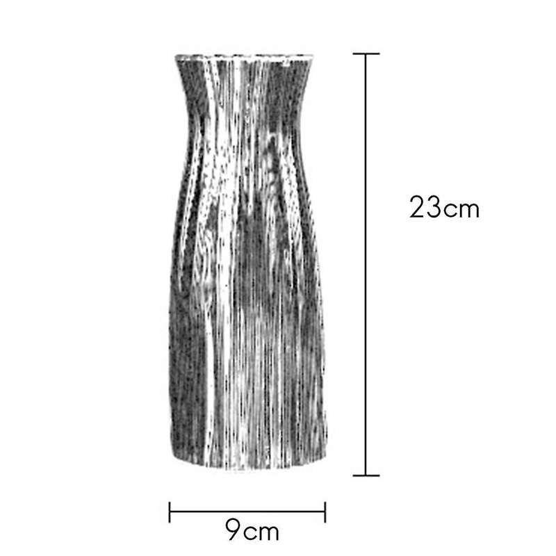 Nordic Flower Vase Home Plastic Vase Imitation Ceramic Flower Pot,c
