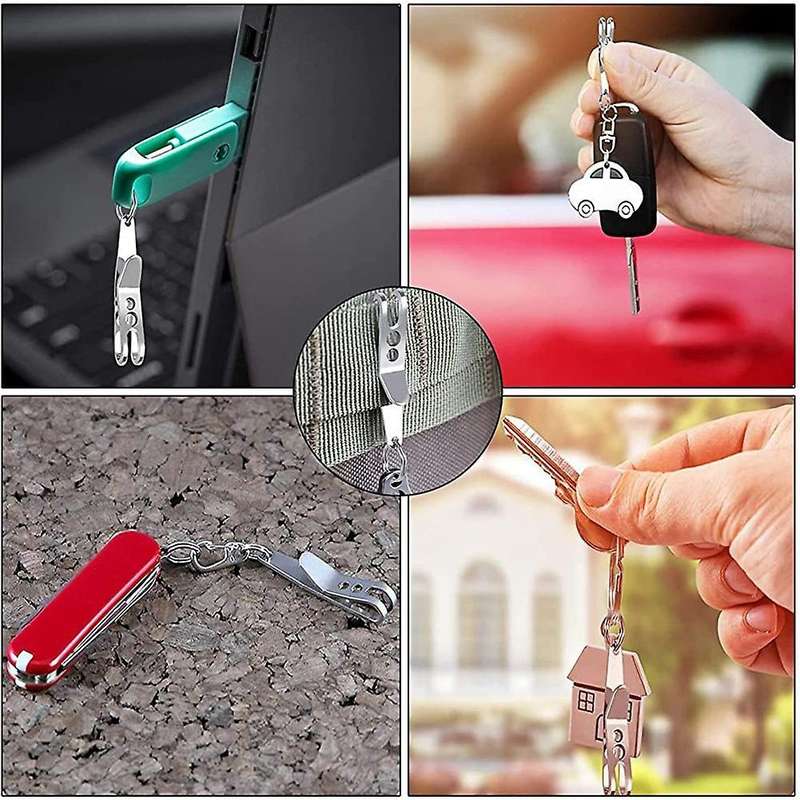Multi-purpose Clip Keychains Suspension Clip Tool