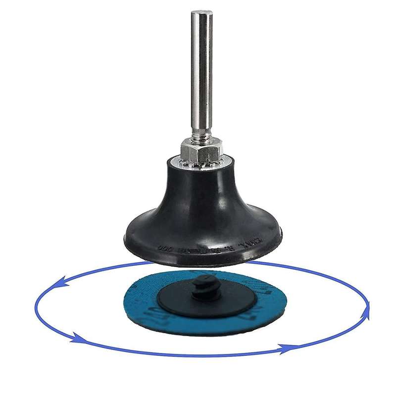 2 Pcs 2 Inch Sanding Discs Holder with 1/4 Inch Shank for Grinder