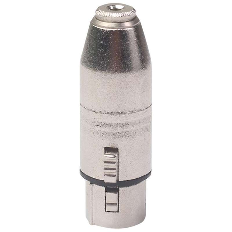 3.5mm Female Head to Big Three-core Balanced Microphone Audio Adapter
