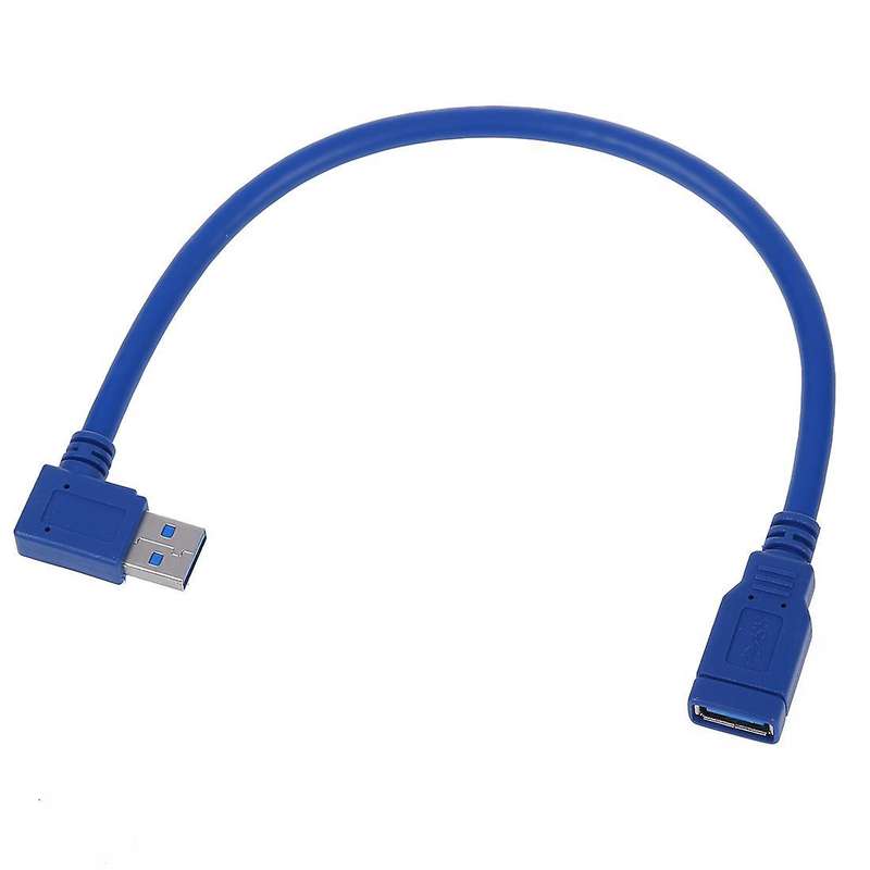 Blue Superspeed Usb 3.0 Type A Male to Mini B 10 Pin Male Adapter Cable Cord