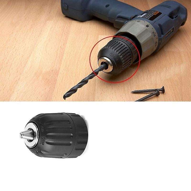 2 Pieces Of Hand-tight Chuck Set 13mm with Adapter Hardware Tools