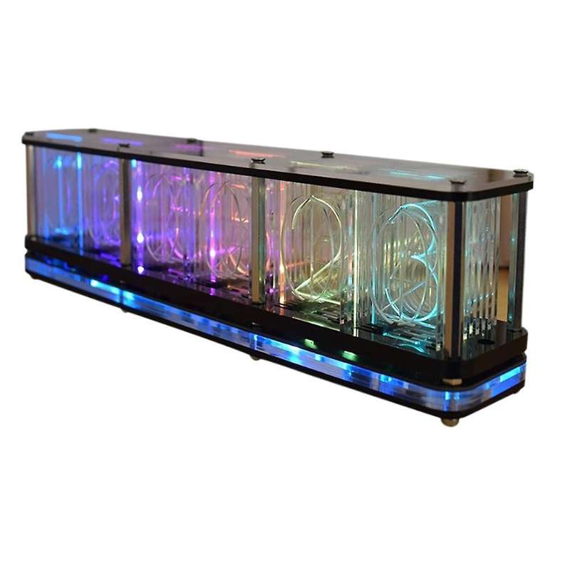 Nixie Tube Clock Digital Led Alarm Clock Kit Large Font 6-digit