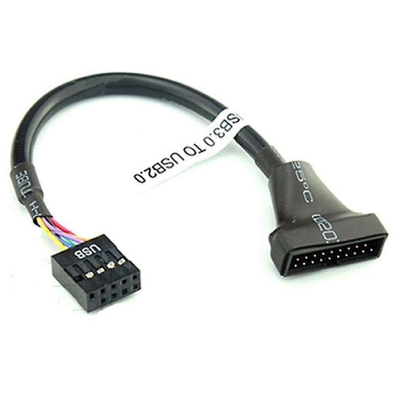 2 Pcs Motherboard Adapter Cable,19 Pin Usb3.0 to 9 Pin Usb2.0 Female