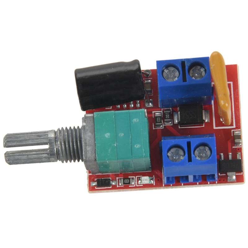 Dc Motor Board 3v-35v 5a Pwm Governor Led Indicator