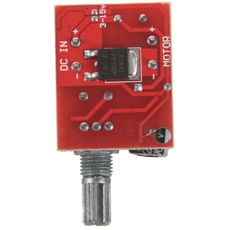 Dc Motor Board 3v-35v 5a Pwm Governor Led Indicator