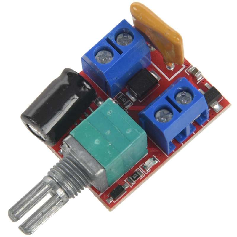 Dc Motor Board 3v-35v 5a Pwm Governor Led Indicator