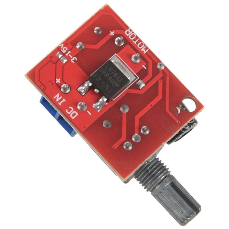 Dc Motor Board 3v-35v 5a Pwm Governor Led Indicator