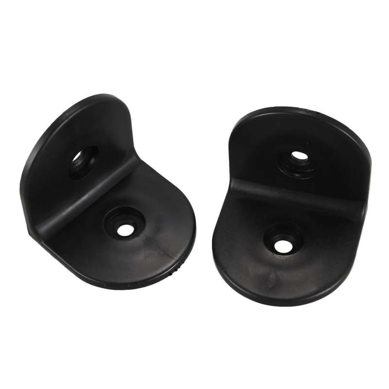 50mmx50mm Plastic L Shaped Right Angle Corner Brace Brackets 8 Pcs