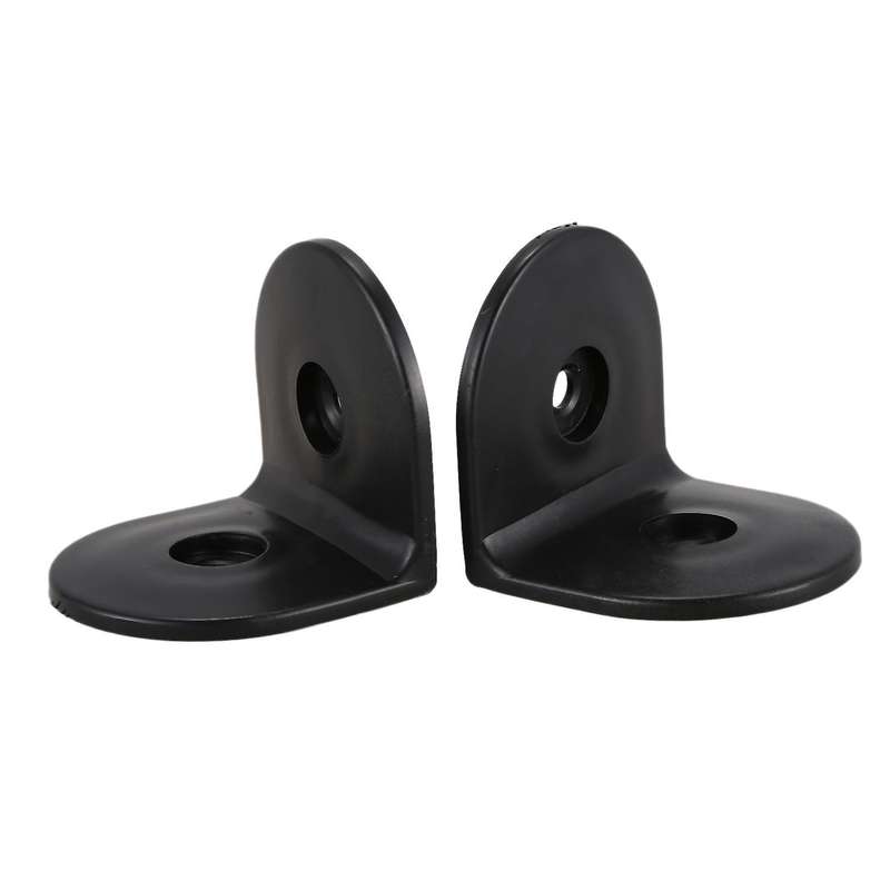 50mmx50mm Plastic L Shaped Right Angle Corner Brace Brackets 8 Pcs