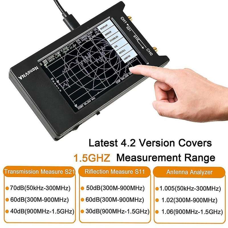 Nanovna-h4 Vector Network Analyzer Antenna Analyzer Measuring