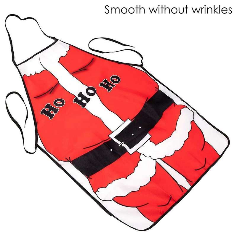 Father Christmas Ho Ho Ho Novel Apron Santa Claus Suit