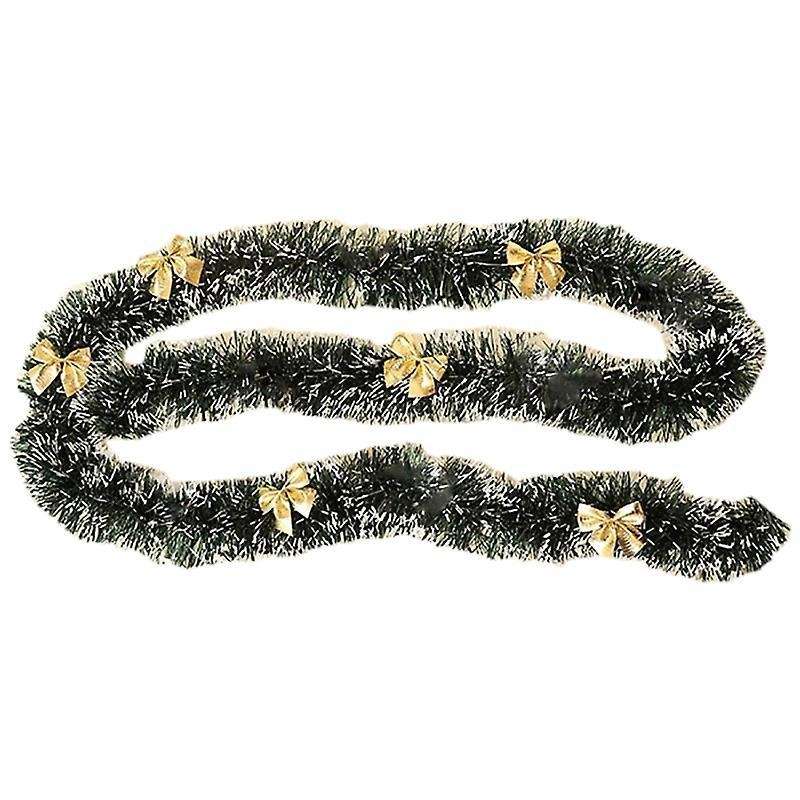 2m Bar Tops Ribbon Garland Christmas Tree Kitchen Ornaments-golden