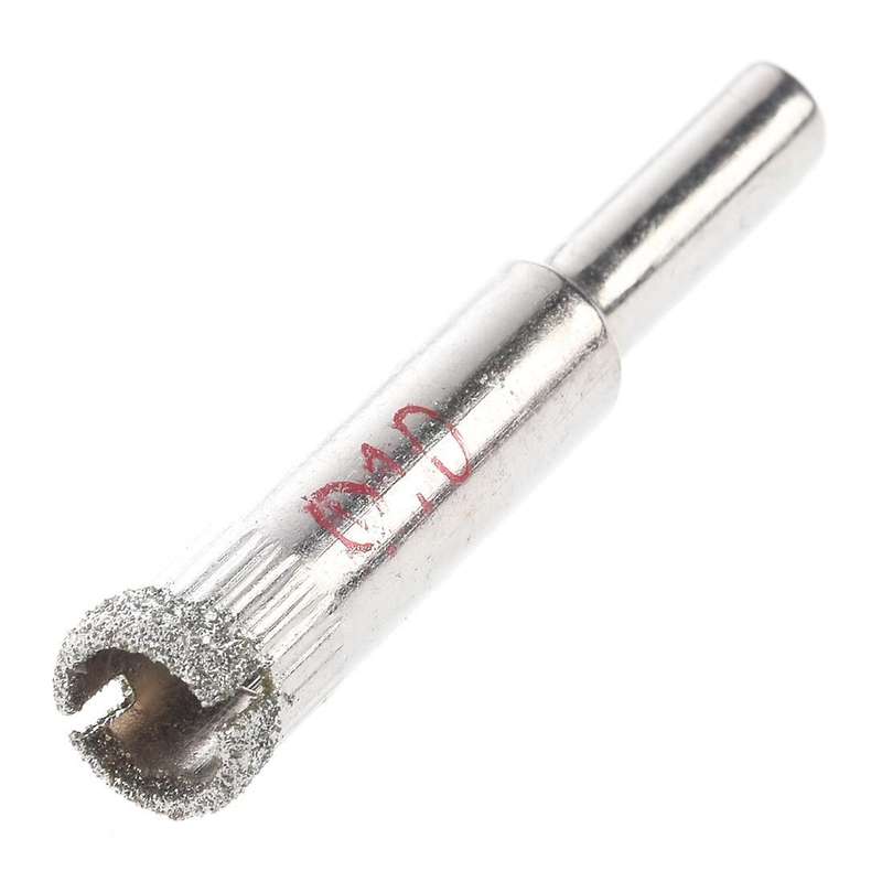4 Pcs 10mm Dia Diamond Coated Drill Bit Marble Tile Glass Hole Saw Cutting Tool