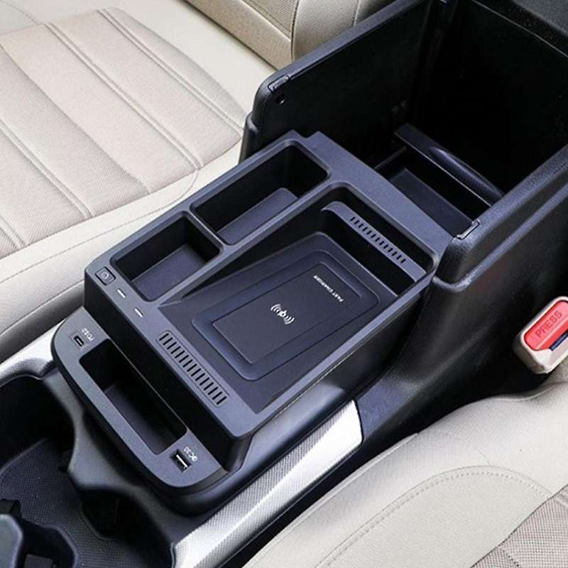 Car Wireless Qi Phone Charger Fast Charging for Honda Crv 2017-2021